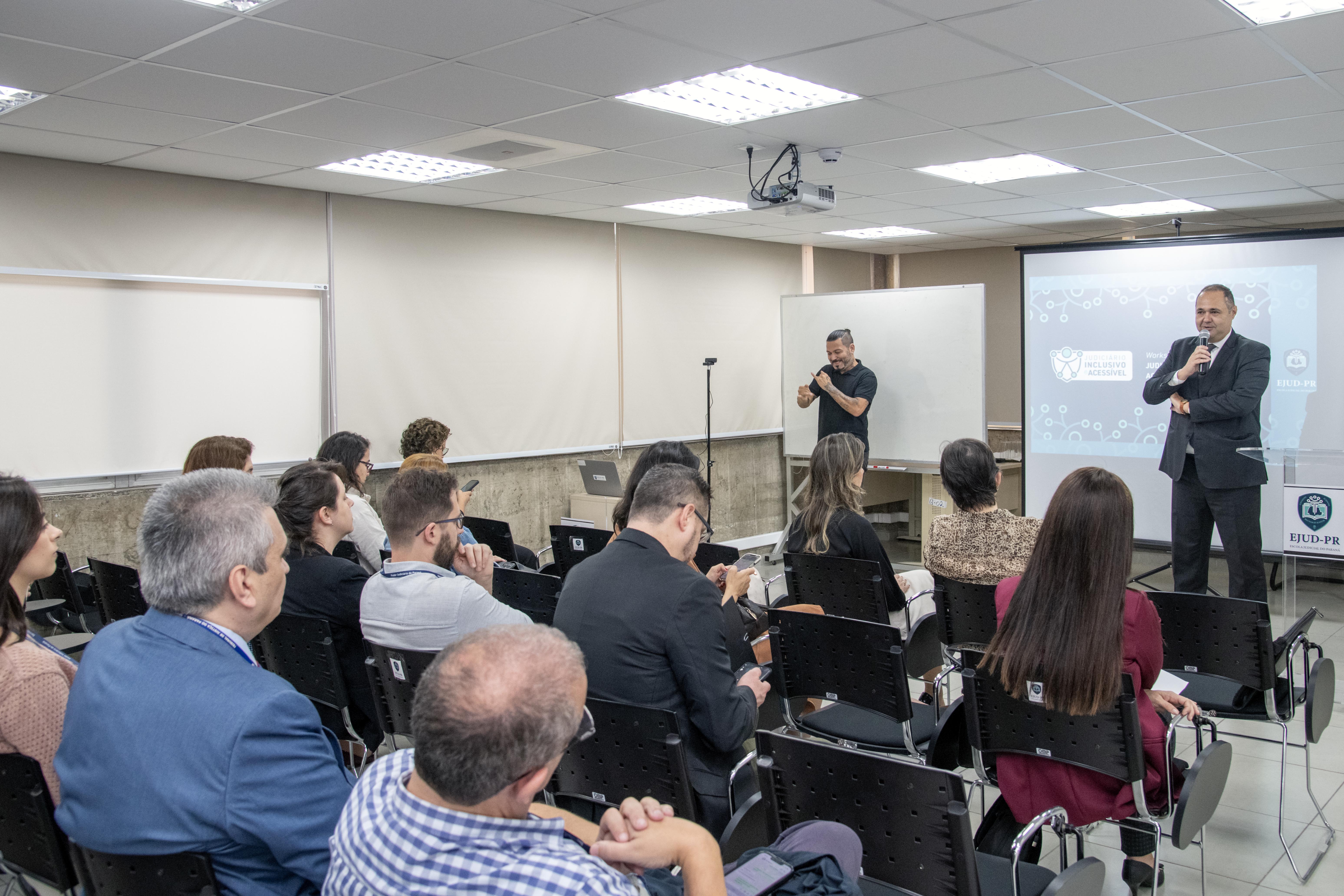 Workshop no TJPR reúne órgãos públicos para tratar de acessibilidade e inclusão